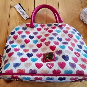 Dooney & Bourke Multi-Color Heart Satchel